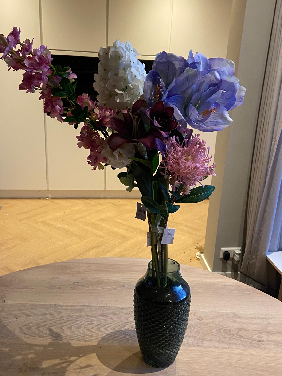 Zijdenboeket Silky Purple Bomb