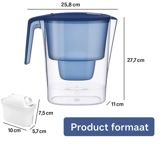 3,6L Waterfilter kan met Geavanceerde Zuiveringstechnologie