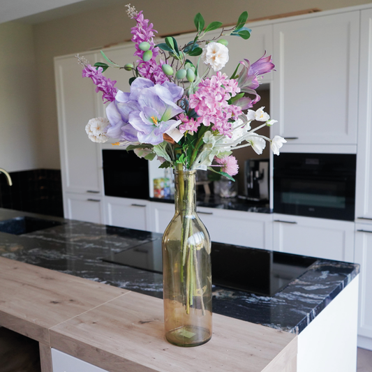 Zijdenboeket Silky Purple Bomb