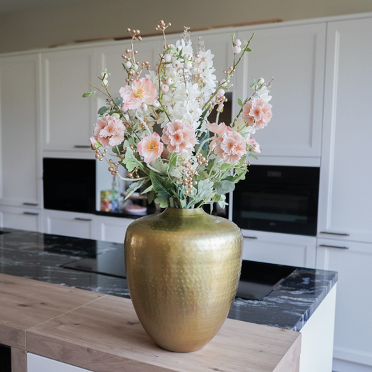 Zijdenboeket Silky Blush